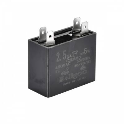 2.5UF 450VAC 50/60Hz Kondansatör | Motor Kapasitörü - 1