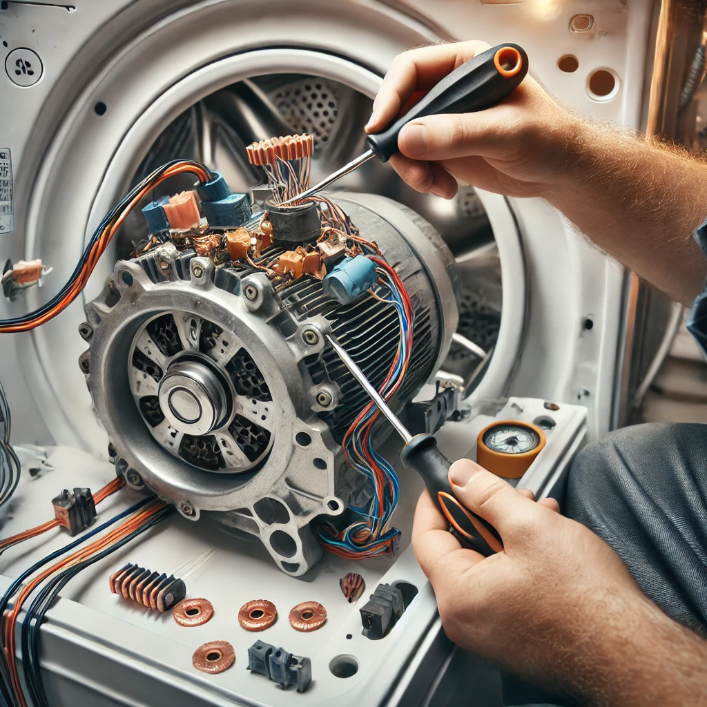 Çamaşır Makinesi Motoru – Çalışma Prensibi, Arızalar ve Fiyatlar