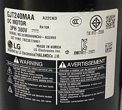 Lg 24000 Btu Inverter Klima Kompresör Gjt240Maa - 2