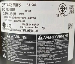 Lg 48000 Btu Inverter Klima Kompresör Gpt442Mab - 2