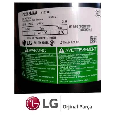 LG VRS-5 Inverter Kompresör JQC068MAA 5401388101 - 2
