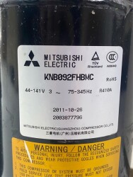 Mitsubishi Electric 12000 BTU Inverter Kompresör KNB092F - 3