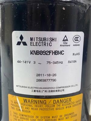 Mitsubishi Electric 12000 BTU Inverter Kompresör KNB092F - 3